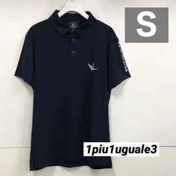 특가 우노피우 1PIU1UGUALE3 피케 셔츠 네이비 남성용 S
