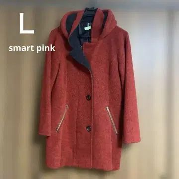 스마트 핑크 smart pink 울 혼방 코트 사이즈 L (42)