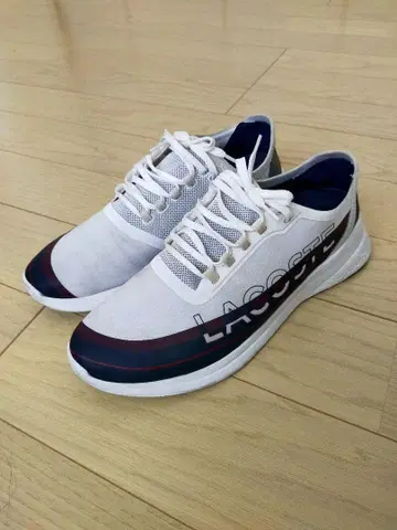 LACOSTE 스니커즈 화이트/네이비/레드