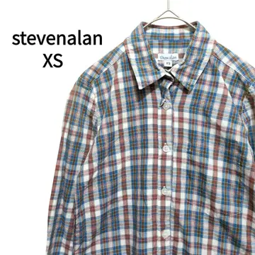 Steven Alan 미국제 유나이티드 애로우즈 체크 셔츠 XS