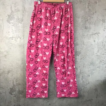 Y5597 구제 의류 패턴 팬츠 파자마 팬츠 핑크 90년대 Y2K