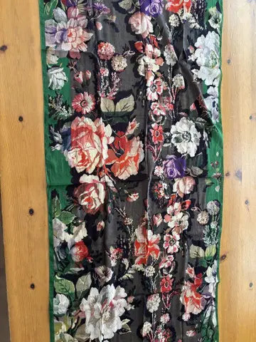 DRIES VAN NOTEN 꽃무늬 스톨