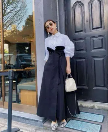 AMERI MILLEFEUILLE SHIRT DRESS