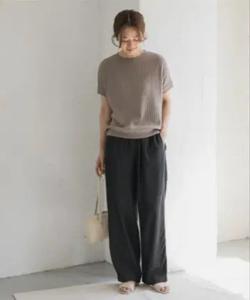 어반 리서치 도어스 리오셀 데님 이지 팬츠 블랙 미사용 새상품