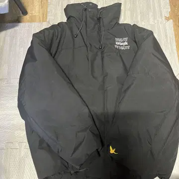 Mark Gonzales 블랙 다운 자켓 M