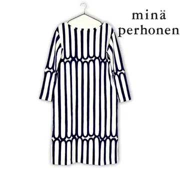 새상품급 mina perhonen 미나 페르호넨 스트라이프 롱 원피스