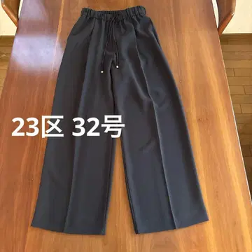 23구 스트레치 조젯 와이드 팬츠 32