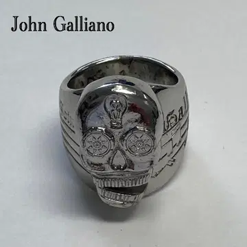 John Galliano  스컬 반지 실버 액세서리