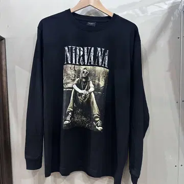 [253] NIRVANA 프린트 긴팔 티셔츠