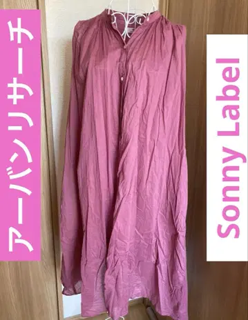 미사용 어반 리서치 써니 라벨 코튼 원피스 핑크