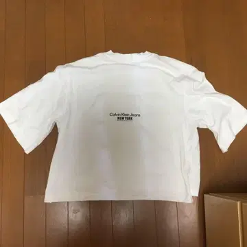 Calvin Klein Jeans 화이트 T셔츠 M