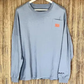 [한정 판매] RVCA 롱T 그레이 L 사이즈 새상품급