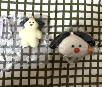 새상품 mojojojo 피규어 마스코트 2 & 페이스 마스코트 강아지