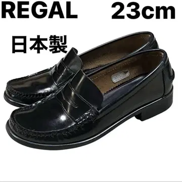 새상품급 일본제 REGAL 페니 로퍼 여성용 리갈 블랙 23cm