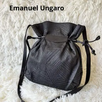 Emanuel Ungaro 복조리형 숄더백 블랙