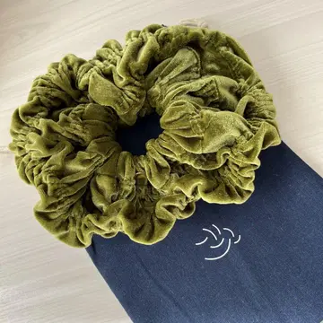 TRESSE NOAH Big ChouChou 그린 스크런치
