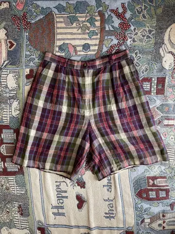 [ USED ] Madras Plaid Shorts