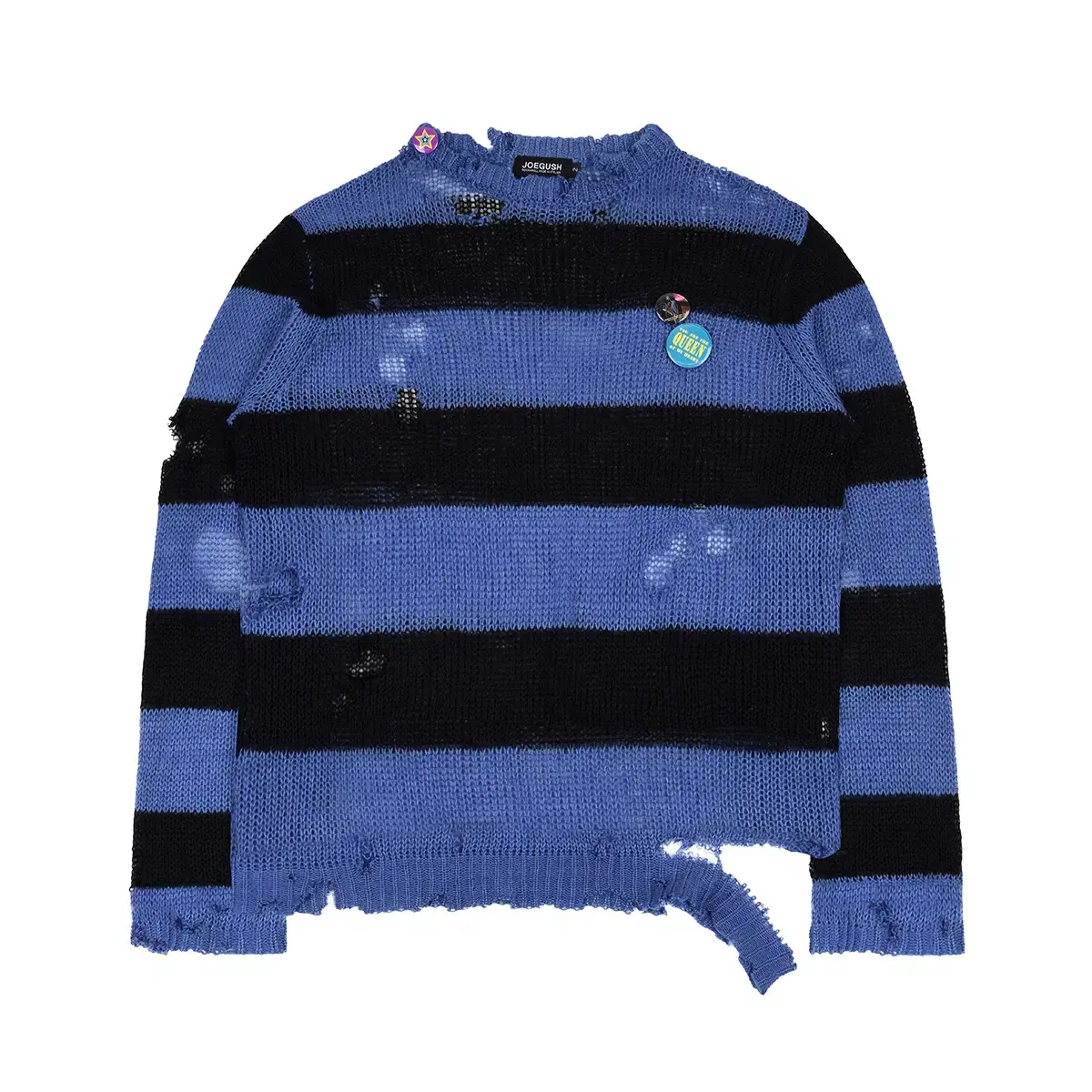 【Lee】Original Remake Knit Stripe Boxy Knit Sweater - Brown Multi – Brain Dead