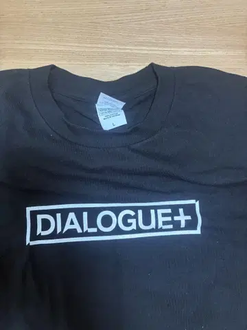 DIALOGUE+ 블랙 T셔츠 L사이즈