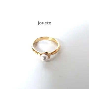 Jouete 쥬에테 핑키링 반지 펄 골드 2호