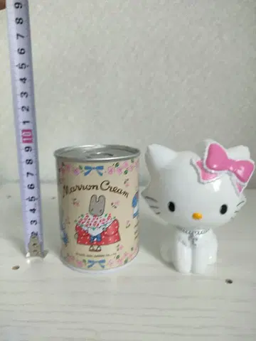 산리오 마론크림 헬로키티 저금통 레트로