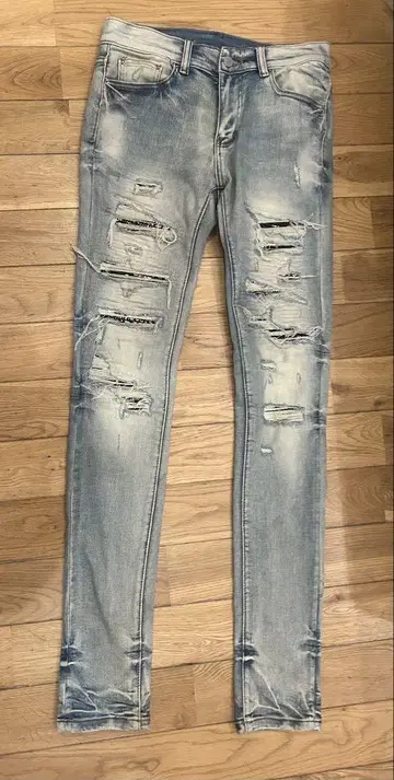 mnml size 29 데미지 가공 스키니 청바지