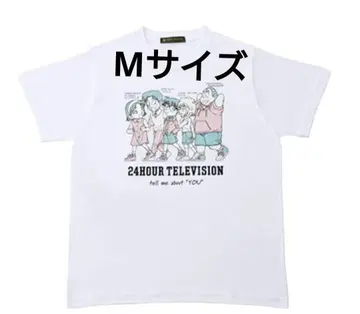 24시간 TV 명탐정 코난 티셔츠 화이트 M 사이즈
