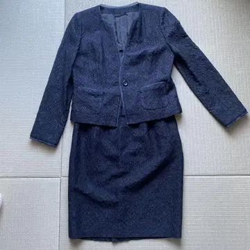 네이비 수트 셋업 9호 일본제 학교 행사 수험