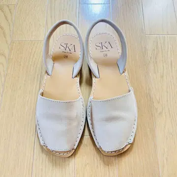 메노르카 샌들 아바르카 샌들 38 베이지