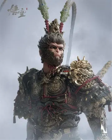 INART 1/6 블랙 신화: 오공 천명인 골드 아머 버전 Wukong