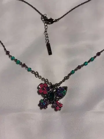 ANNA SUI 안나수이 큐빅 버터플라이 나비 목걸이