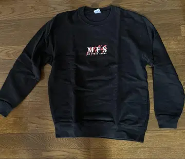 MFS 블랙 맨투맨 L