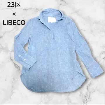 23구 LIBECO 풀오버 린넨 스키퍼 셔츠 린넨 100%
