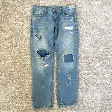 zara 자라 데미지 진 데님