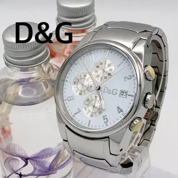 작동 O 손목시계 D&G 돌체앤가바나 새 배터리 남성용 데이트 A98