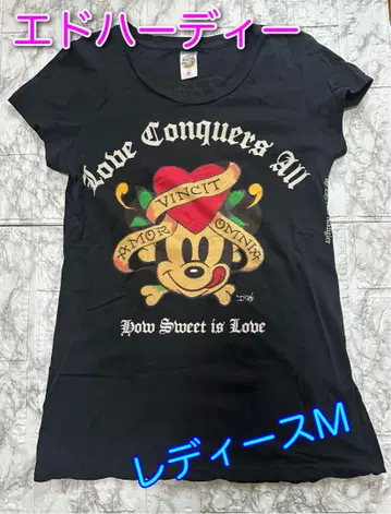 Ed Hardy 에드하디 미키 디즈니 하트 티셔츠 D24