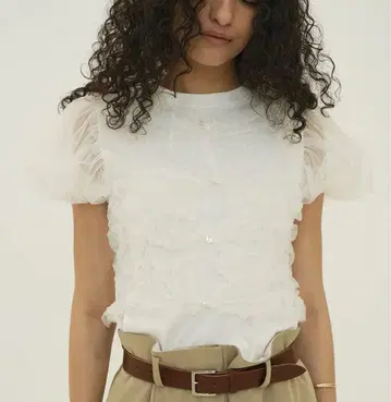 CLANE TULLE VEST LAYERED TOPS