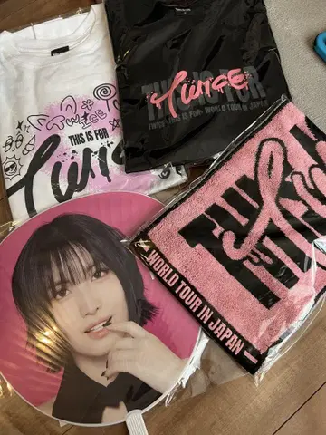 TWICE 티셔츠 타월 팬 세트 모모