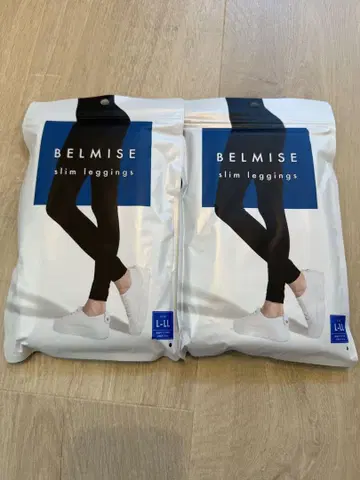 BELMISE 벨미스 슬림 레깅스 L-LL 2세트