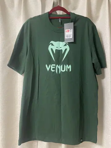 Venum Classic 티셔츠 다크 그린 S [미사용 새상품]