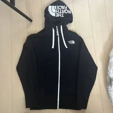 THE NORTH FACE 블랙 M 사이즈 풀 집업 후드티