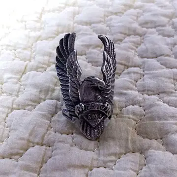 빈티지 80년대 sG&S 실버 반지 (반지) 매  할리 레어