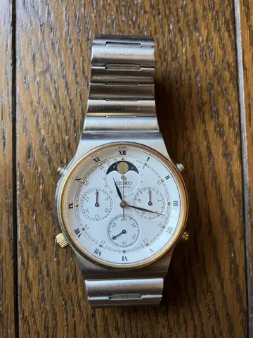 SEIKO 손목시계 7A48-7000 문페이즈