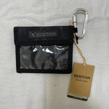 [미사용 새상품] BURTON 버튼 패스 케이스 교통카드 지갑 블랙