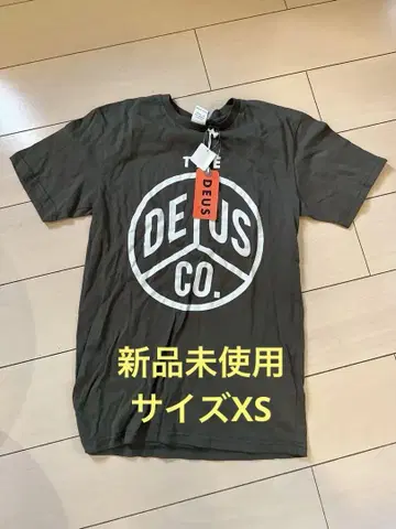 DEUS 로고 T셔츠 XS 택 포함 새상품 자택 보관