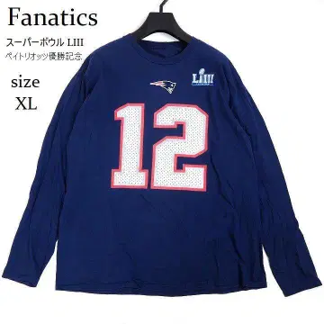 Fanatics NFL 페이트리어츠 롱 T셔츠 슈퍼볼 LIII