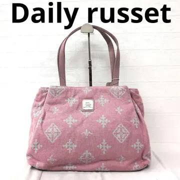246 1 Daily russet 핑크 꽃무늬 핸드백 택 포함