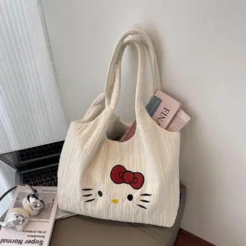 헬로키티 토트백 아이보리
