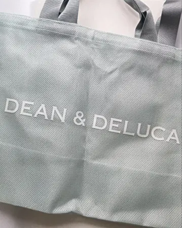 DEAN&DELUCA 메쉬 토트백 민트 블루 L