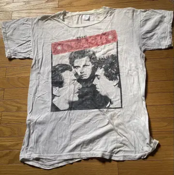 The Clash 화이트 빈티지 티셔츠